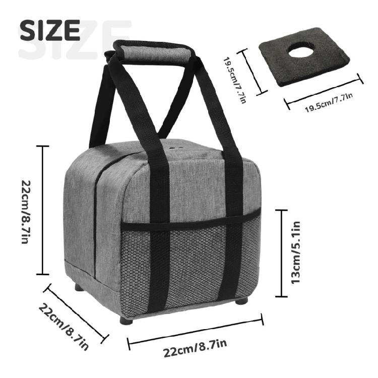 Bowling Bag Bowling Ball Bag with Padded Ball Holder Bowling Handbag Bowling Supplies for Outdoor