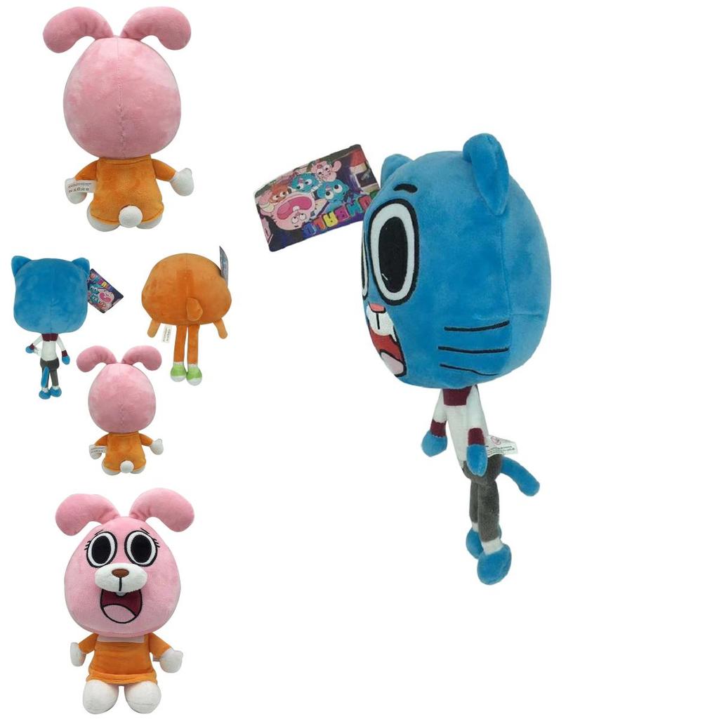 Entzückendes und weiches 25 cm Darwin Plüschtier aus Die erstaunliche Welt von Gumball für Kinder