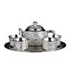 European high-end silver dragon and phoenix tea set home office creative and convenient kung fu tea set gift box packaging box