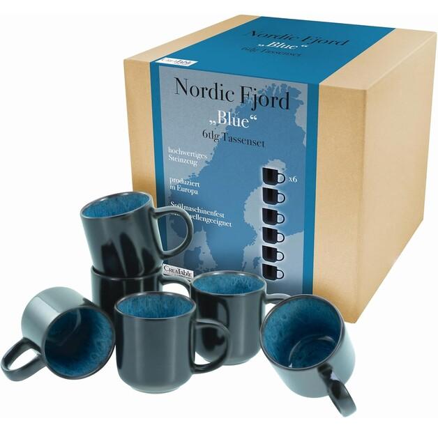 

Кружки кофейные CreaTable Nordic Fjord синие, 6 штук (21552)