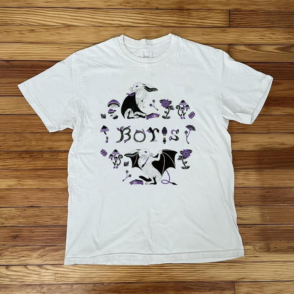 HOT Boris Band White Cotton Shirt Full size S5XL MI459 Unisex T-Shirt XXXL