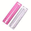 1pc Crochet Knitting Special Ruler Knitting Tool Sweater Needle Ruler Gauge Crochet Hooks Measuring Tool Knitting Gauge ABS Plastic Rulers