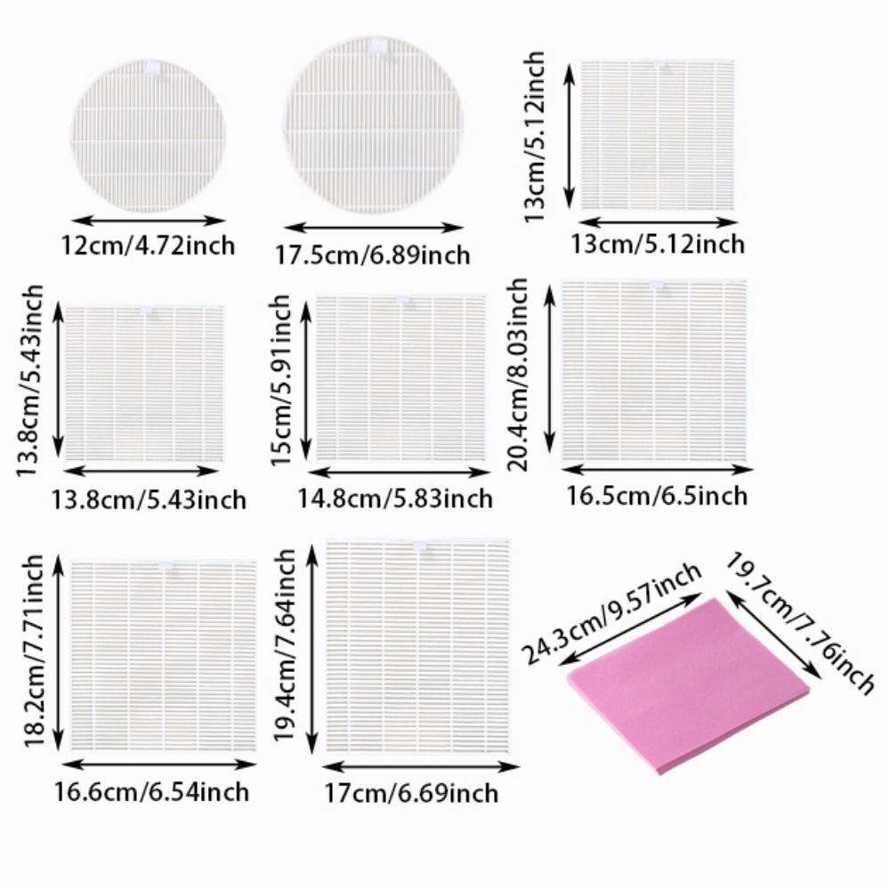 Reusable Nail Vacuum Cleaner Filter Multi-size Manicure Screen Plate  Beauty Equipment