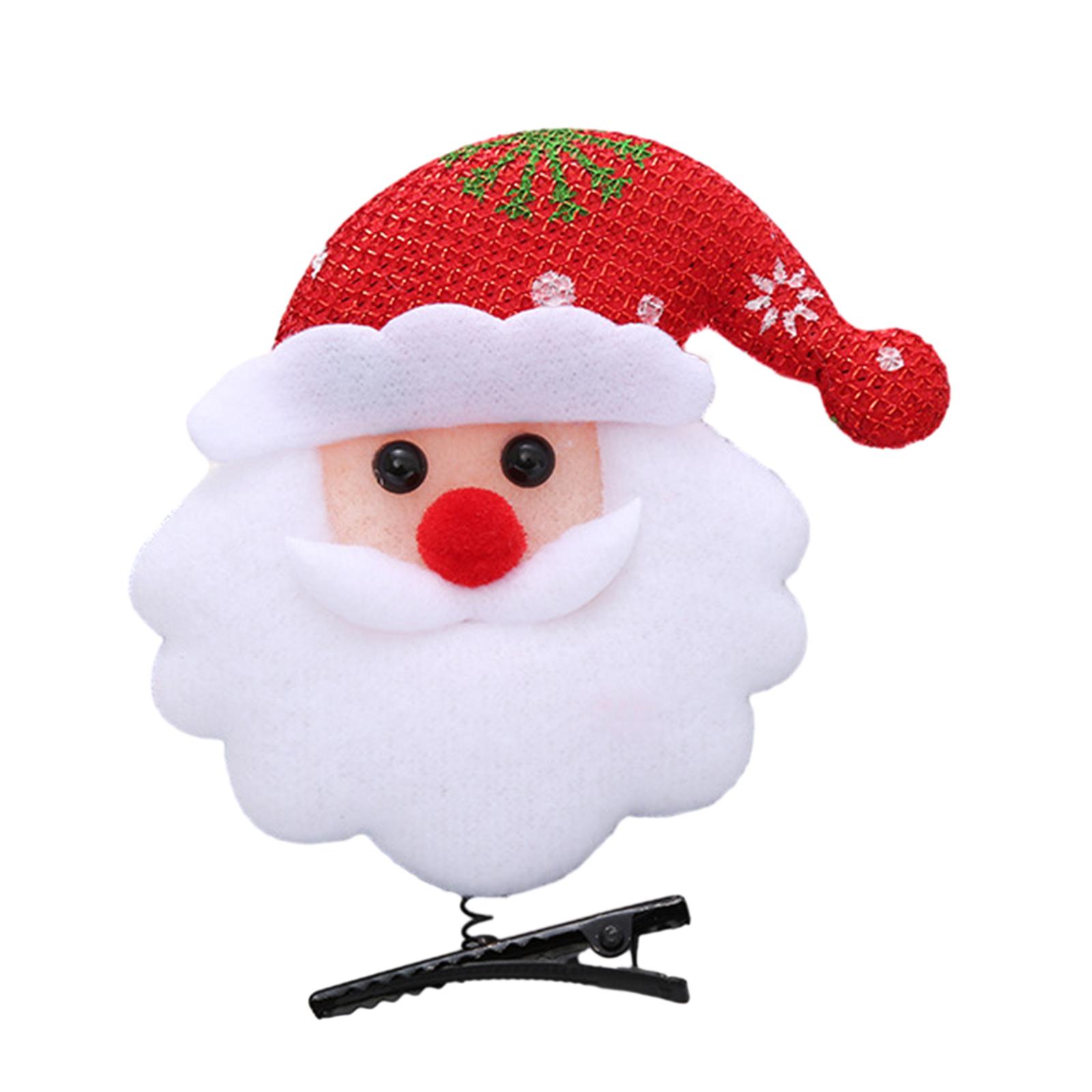 

Мультяшные рождественские заколки для волос, горячие девушки, блестящие пайетки, заколка для волос, праздничная заколка для волос для детей, заколка для волос с косами 8