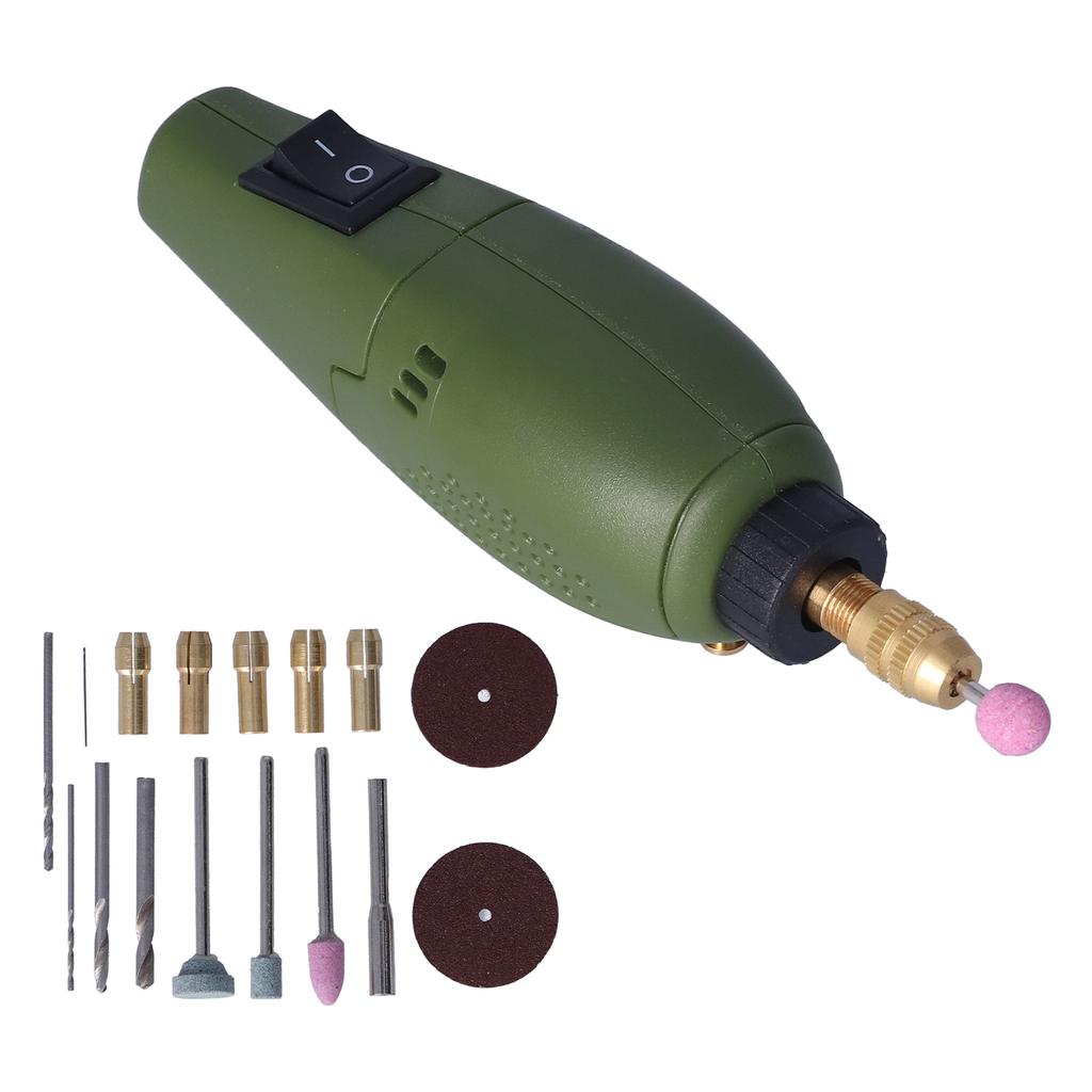 Electric Grinding Pen Manual Engraving Trimming Polishing Rotary Tool Kit 12000RPM