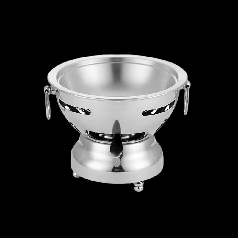 Lilang Stainless Steel Mini Hot Pot with Alcohol Stove