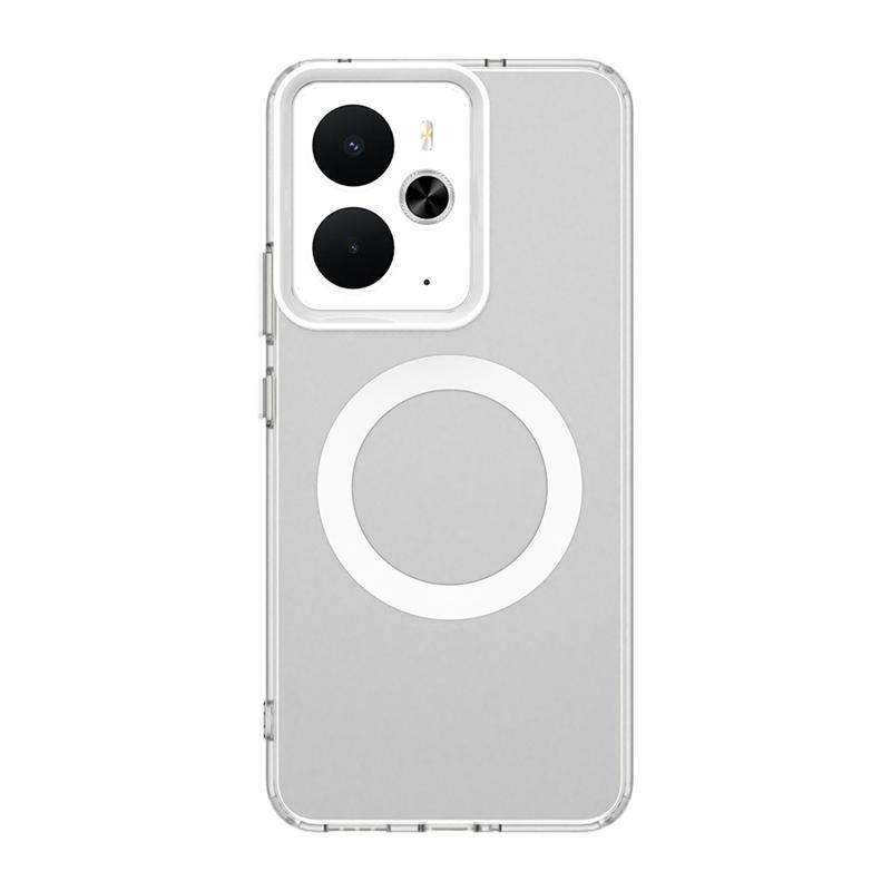 Magnetic Adsorption Wireless Charge Clear Case For Realme 14T Transparent Phone Case Realme 14T Case For Realme 14T 5G 6.67 inch