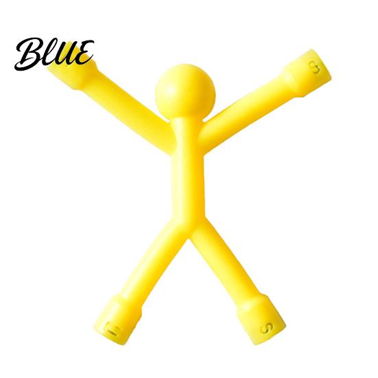 Creative Building Sets Magnetic Stick Figure Fidget Toy Bendable Magnet Multi-Color Matchman Fridge Innovative Whiteboard Accessories for Note Photo
