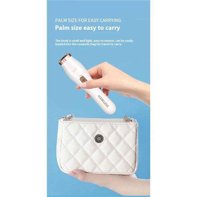 Women Electric Shaver Waterproof Painless Hair Trimmer for Bikini Body Legs Face Underarms Hair Removal Cordless