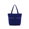 [Kaorimura] Simple Ribbon Tote Bag, Large, Satin Ribbon, Casual, Sub-Bag, Gusseted, 42 X 38 X 13 Cm, 14 L Capacity, Navy Blue, [srtb-L-05]