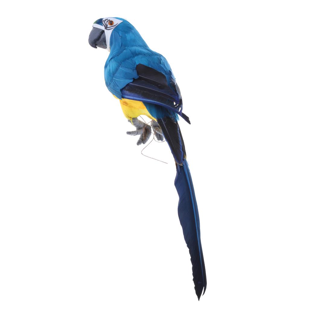 Artificial Peacock Bird Feathered Realistic Garden Outdoor-Decor Lawn Ornament