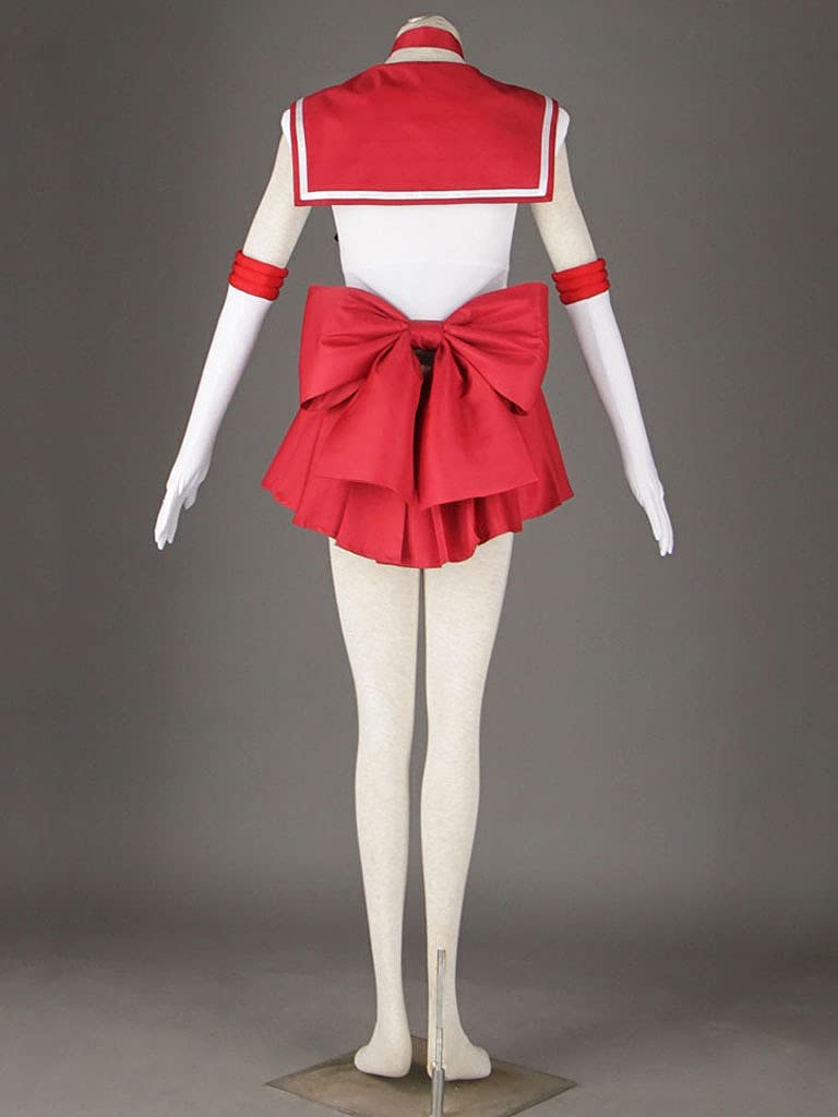 [SINUOMING] Beautiful Girl Sailor One-Piece Cosplay Costume Set, Made with Stretchy Fabric (XXL, Men's)