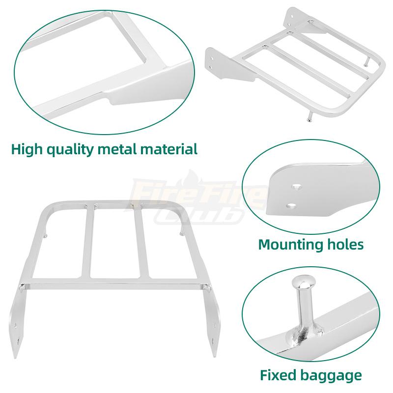 Motorcycle Passenger Backrest Luggage Rack For Suzuki Intruder Volusia VL800 2001-2011 Boulevard M510 2005-2009 C50 05-11