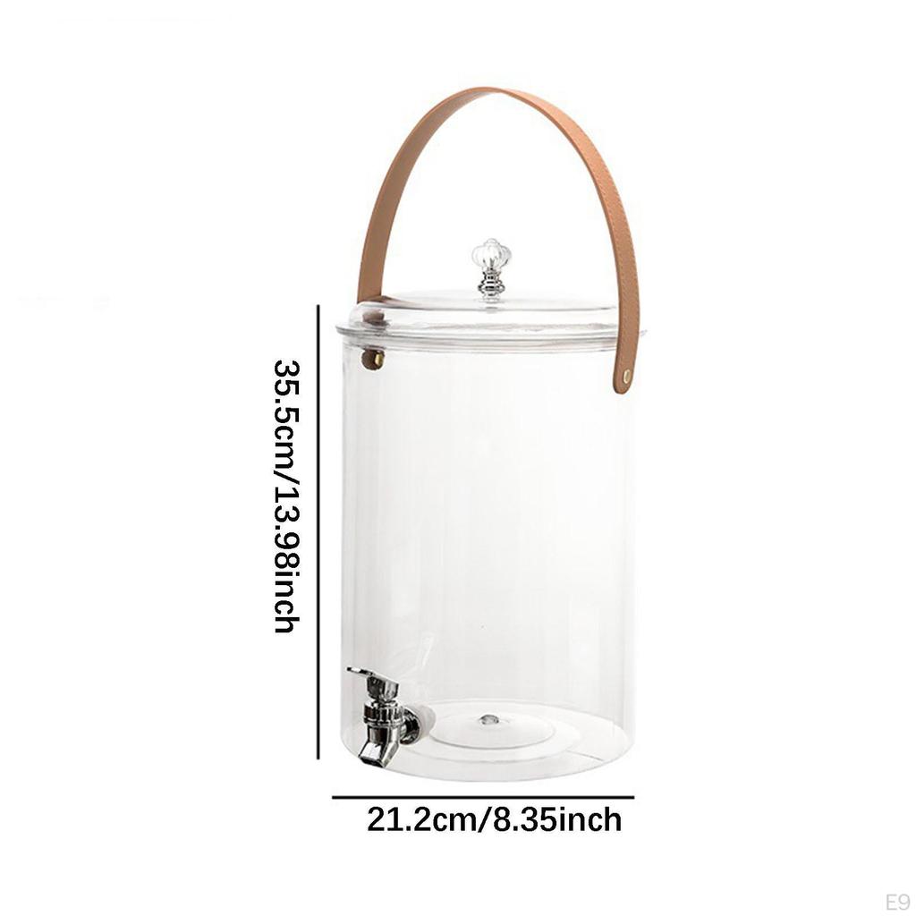 Beverage Dispenser, Barrel with Handle And Closure, Functional Leak, Made of PP, for