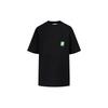 Balenciaga Drop Shoulder Sleeve T Shirt Women's Black Loose Fit 594599THV631000