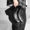 Mens Ankle Boots Versatile Casual British Style Heightening Chelsea Leather Boots Man Ankle Boots for Men