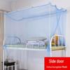 Single Bunk Bed Mosquito Net with Free Shipping - Square Top Tent Frame, Side Opening, 90cm for Dorm Rooms