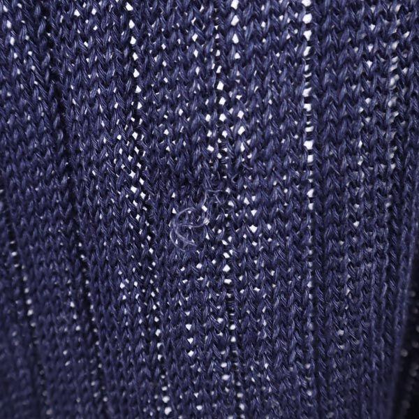 Tory Burch Leinen Langarm Strick Parker XS Marineblau System Damen Gebraucht