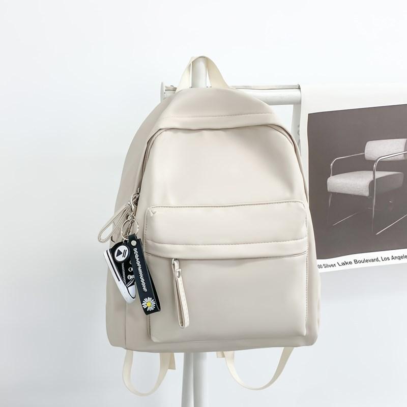 

Школьный рюкзак мужской простой большой вместимости дорожный рюкзак для старшеклассников и студентов колледжа для учебы Add pendant + 4 yuan