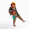 MQD Boys' Colorblock Hooded Trench Coat