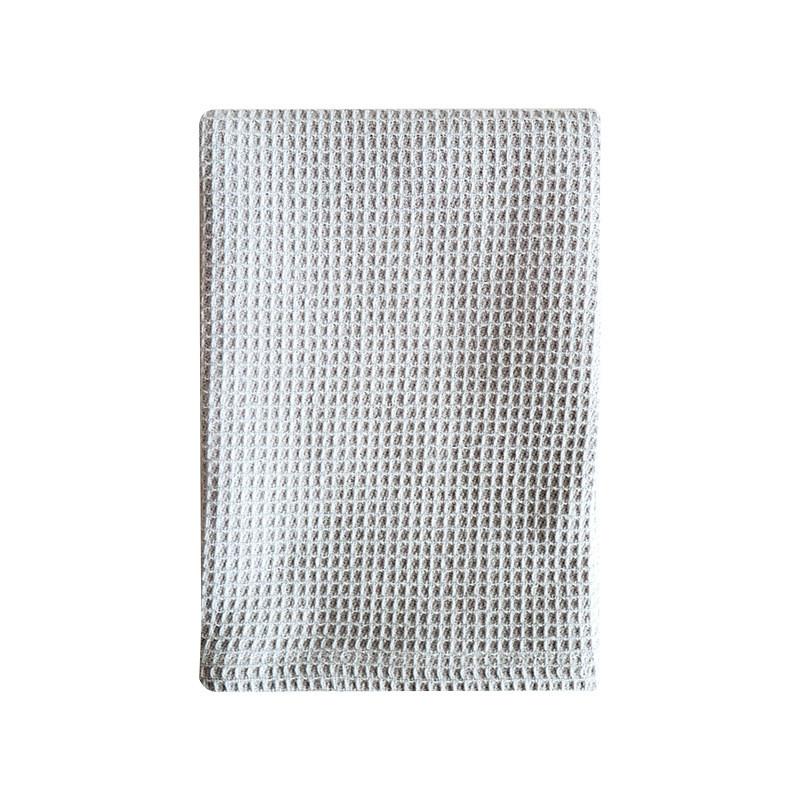 35x35cm Square Waffle Dish Towel Household Kitchen Plain Cotton Thickened Cleaning Cloth Absorbent Dishcloth