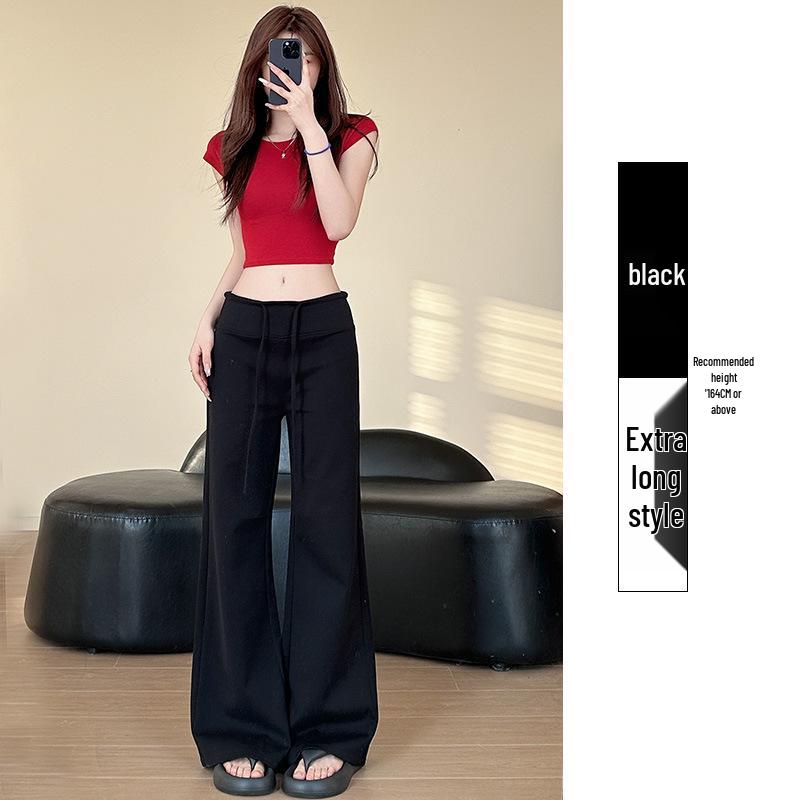 Women s High-Waisted Slimming Velvet Wool Pants - Narrow Leg, Loose Fit for Autumn/Winter 2025 XL