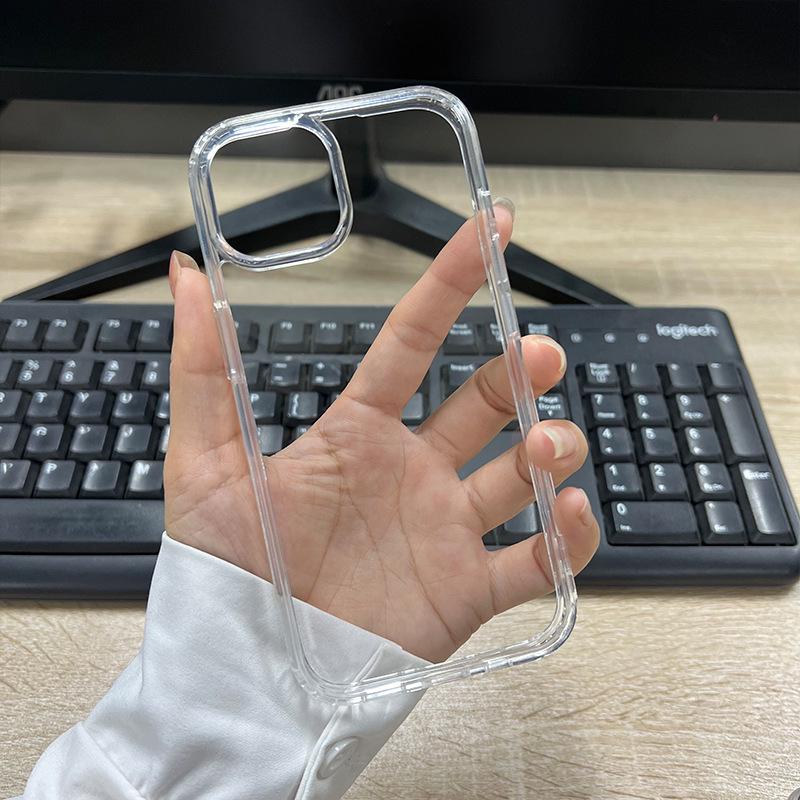 

Acrylic 1.5mm Anti-Drop Two-in-One Protective Hard Case for iPhone 16 & 15 Pro iPhone 14 Plus
