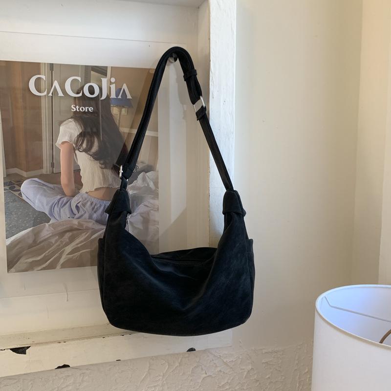 

Bag women s commuter large capacity women s crossbody bag winter new high-value solid color shoulder tote bag