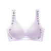 Thin Large-sized Seamless Lingerie Women's Gathering Bra Without Underwire Strapless Bra Push Up Bra