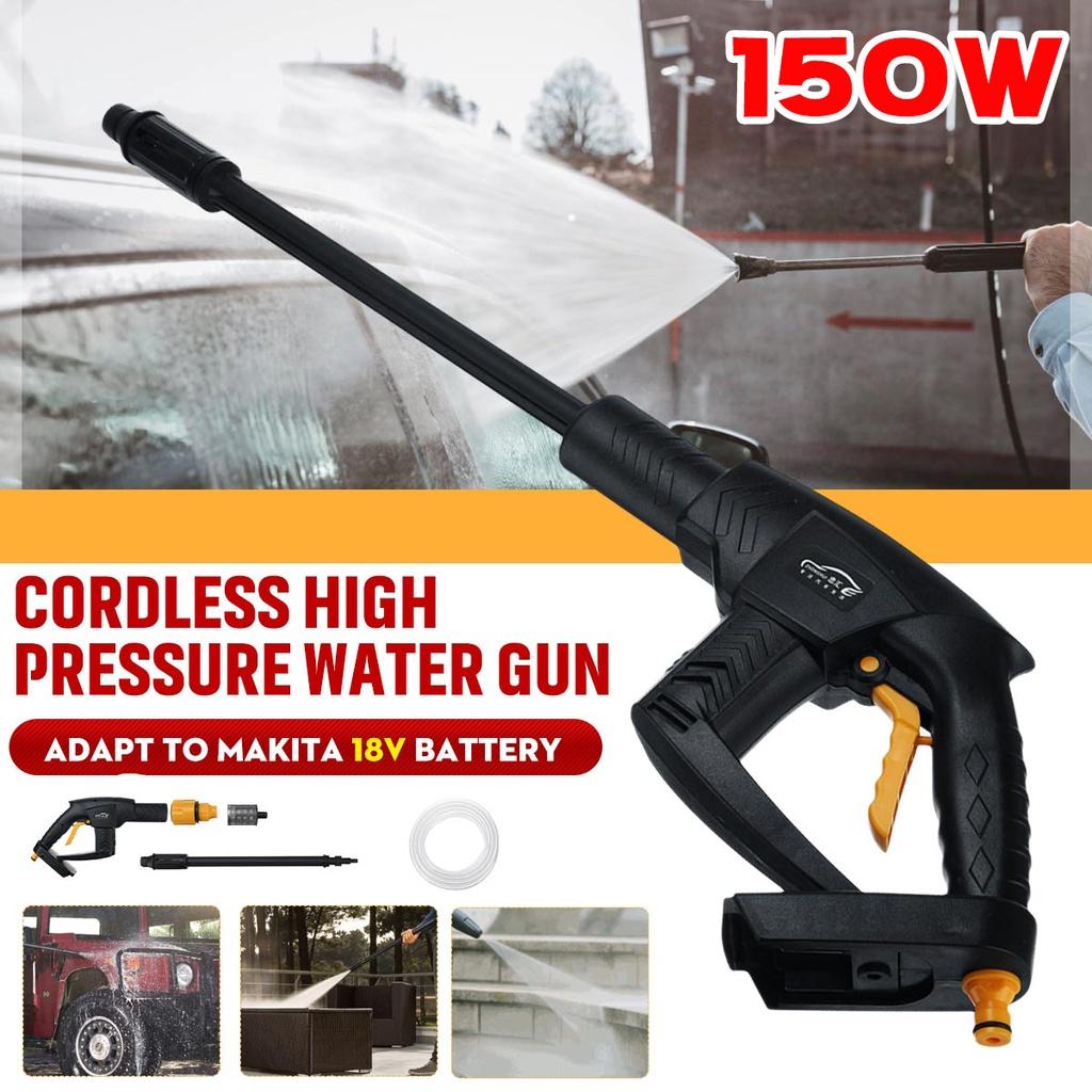 Cordless Portable Electric Pressure Washer Handheld Car Wash Pressure Water Nozzle Cleaning Machine Kit for 18V battery 150W