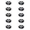 5/10Pcs Car Key Emblem Sticker Auto Control Key Logo Decal For Toyota Hilux Corolla RAV4 Camry Highlander Yaris Cross Prado C-HR