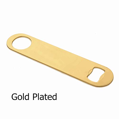 Apribottiglie Piatto in Acciaio Inossidabile Robusto, Apribottiglie per Birra, Apribottiglie Rapidi per Cucina, Bar, Accessori per Bar
