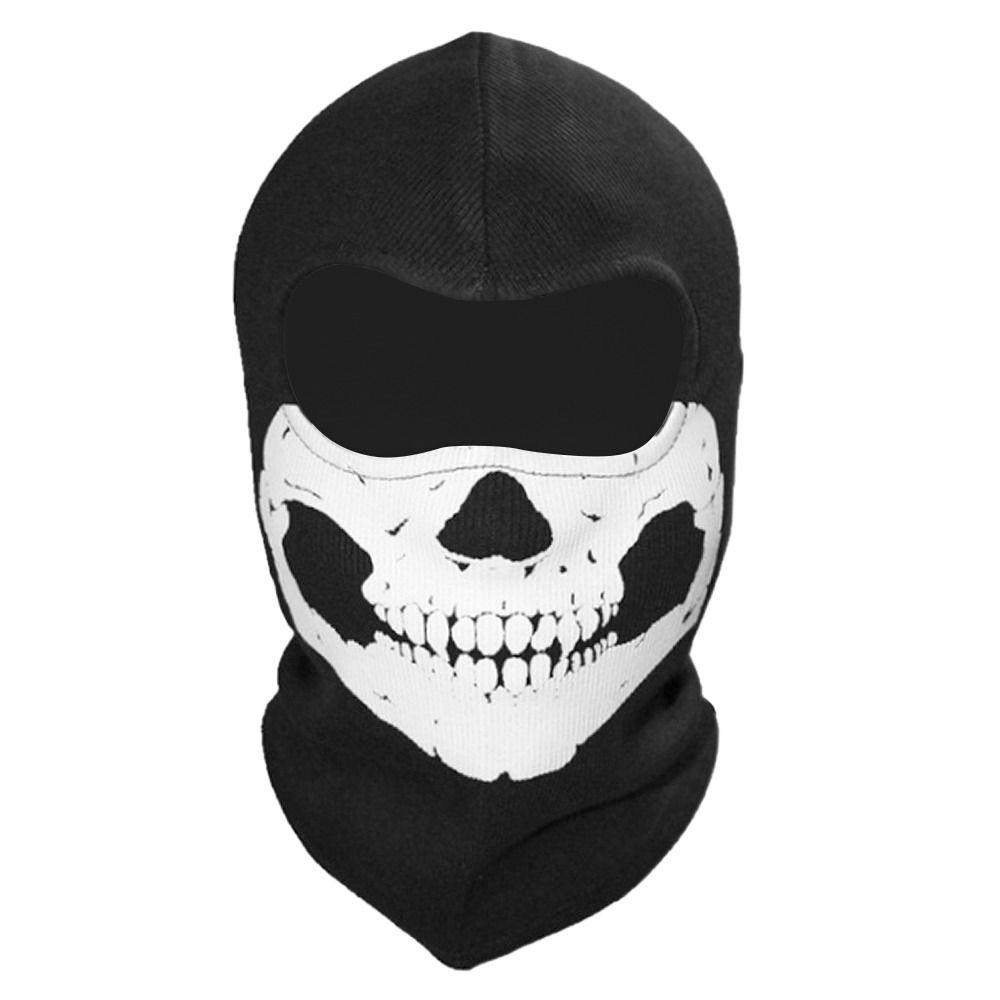 Seamless 3D Mask Funny Halloween Mask Trendy Ice Silk Head Mask Outside