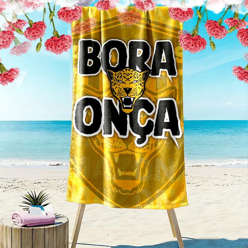 AMAZONAS FC Print Beach Towel, Large Soft Quick Dry Towel for Beach Camping Swimming