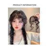 Bangs Wig Female Natural Forehead Air Fake Bangs Seamless Wool Roll Bangs Qi Bangs Wig Piece