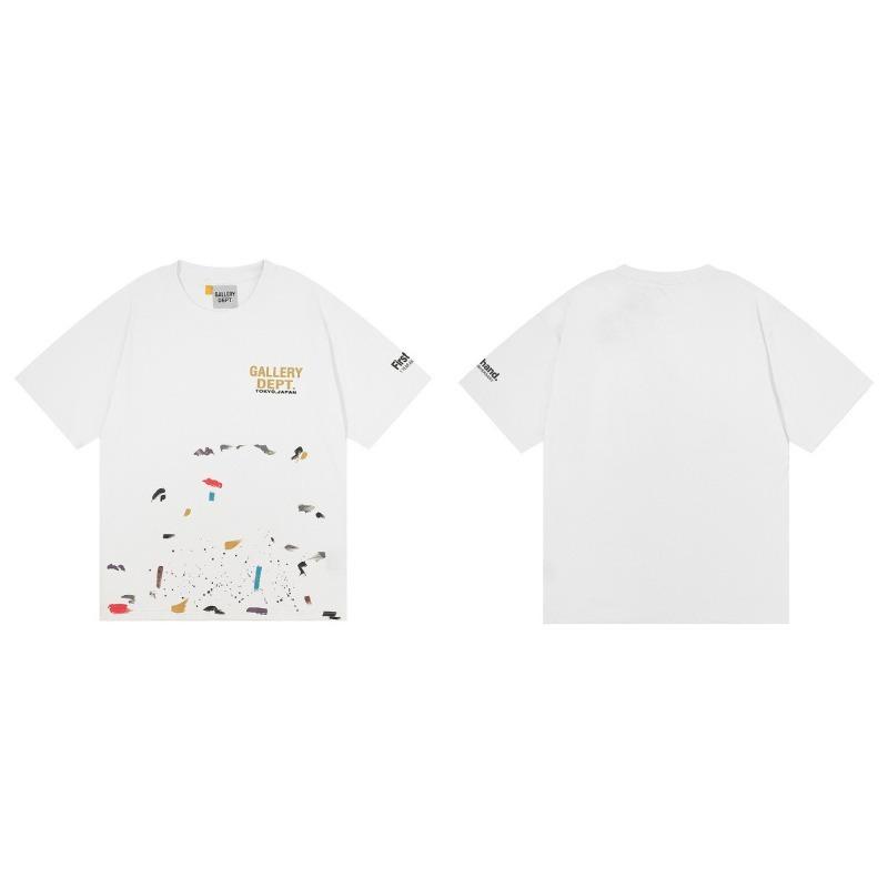 ROADVIBE Maglietta Vintage High Street Galleria Dept Camicia Stampata T-shirt con Stampa di Lettere alla Moda Maglietta Casual Girocollo T-shirt Donna Top Estivo di Marca