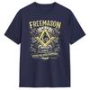 Unisex Masonic Mason Freemasonry T Shirts Cotton Tees Beach Vintage Short Sleeve T Shirt O Neck Popular Print Tee Shirt