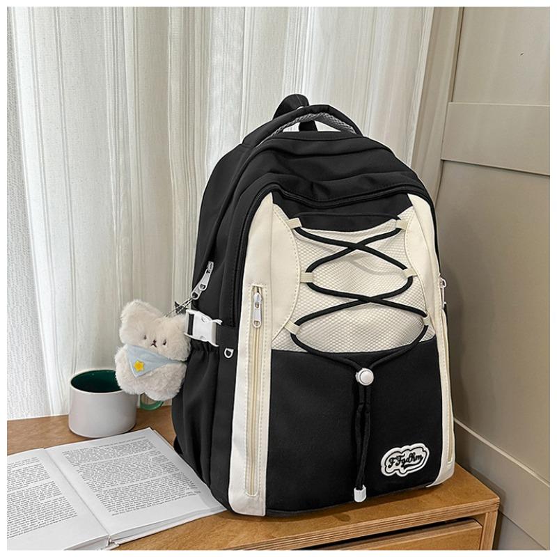 The new schoolbag is high-value, fresh and sweet, candy-colored backpack, lightweight and large-capacity backpack for junior high school students.