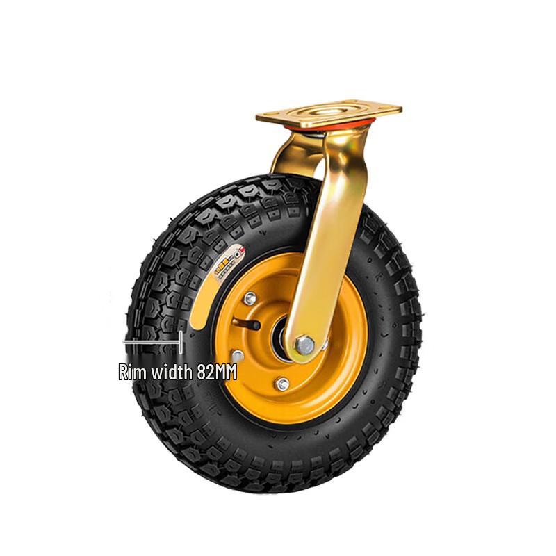 KaYing Heavy Duty 12-inch Inflatable Swivel Caster Wheel