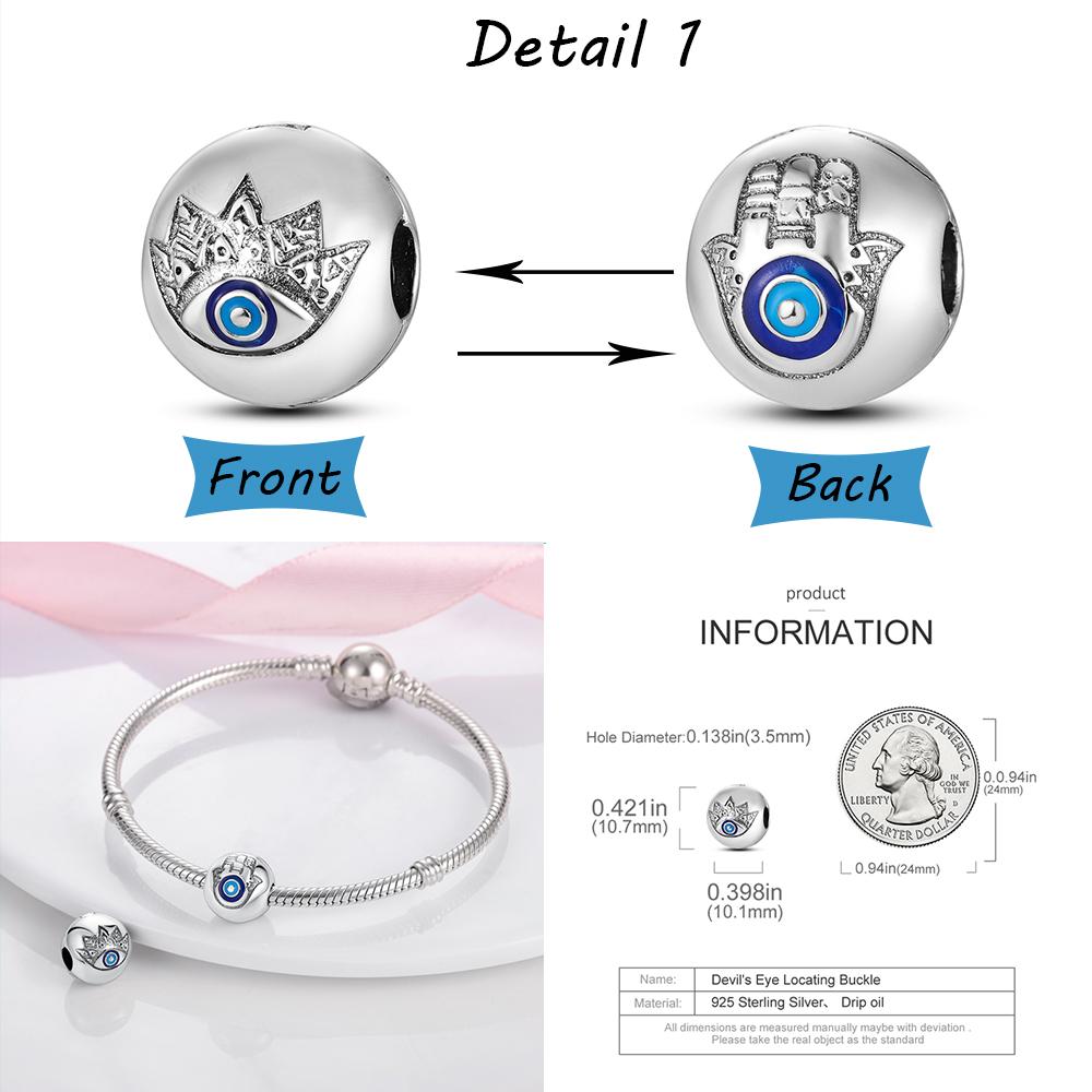 Miedziany turecki amulet złego oka dłoń Hamsa Koraliki Koraliki Wisiorek Kompatybilny z autentycznymi bransoletkami Zrób to sam Szczęśliwy Zrób to sam Biżuteria