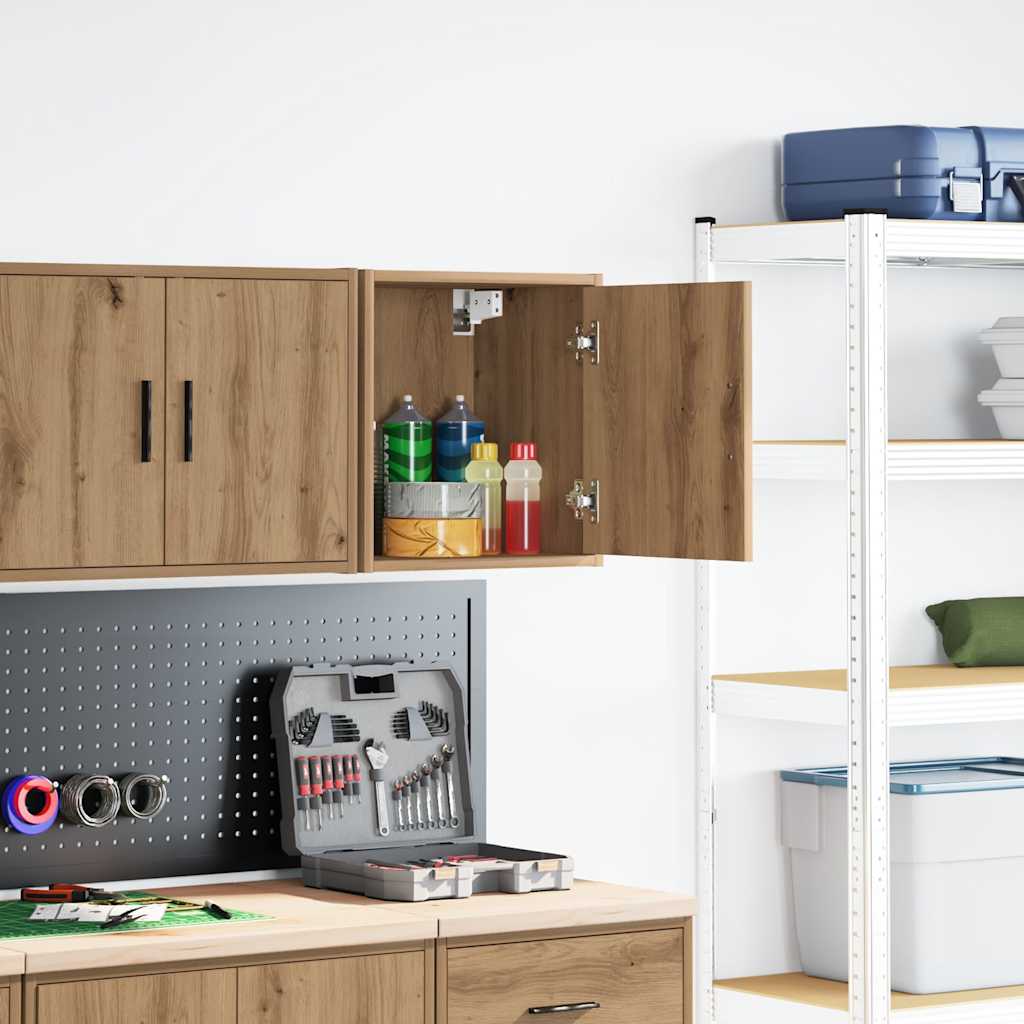 Garażowa Szafka Ścienna Artisan Oak Drewno Klejone