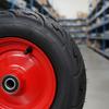 Utility Cart Replacement Wheel Wear Resistant Air-Filled Tire Hardware Accessory Shock Absorbing