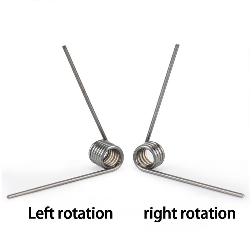 20 Pcs 0.8 Mm Left Rotation Spring Steel Small V Shaped Coil Torsion Spring Degree Spring Clip Left Hand Torsion Spring