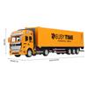 1:48 Container Truck Toy, Construction Truck Model Toy, Kids Collection Christmas Gift Birthday Gift Yellow, Cargo Truck