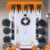 Halloween Decoration Fireplaces Hanging Banners Skull Spiderweb Fireplaces Scarf Cover Garland Festive Party Supplies