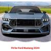 RT-TCZ Front Bumper Grille Air Vent Cover Trim Accessories for Ford Mustang 2024 2025 (Carbon Fiber)