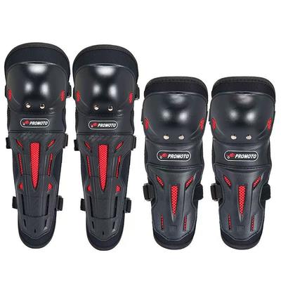 4Pcs Motorcycle Knee Pads Elbow Pads Adjustable Knee Cap Pads Protector Elbow Armor for Adult