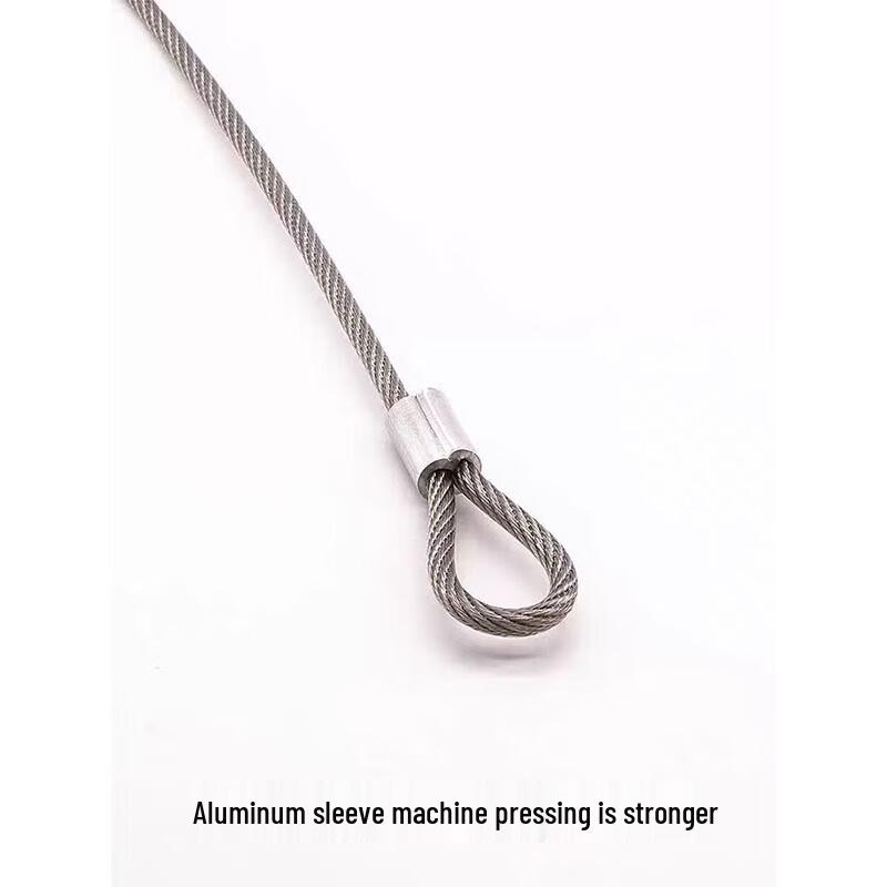 Stainless Steel Anti-theft Wire Rope Padlock