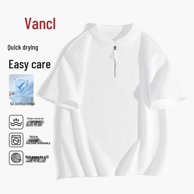 VANCL Men s Casual Half-Zip T-Shirt M