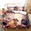 3D Printed Anime Hell’s Paradise Bedding Set for Boys Girls Duvet Cover Pillowcase Twin Queen King Full Single Double Sizes